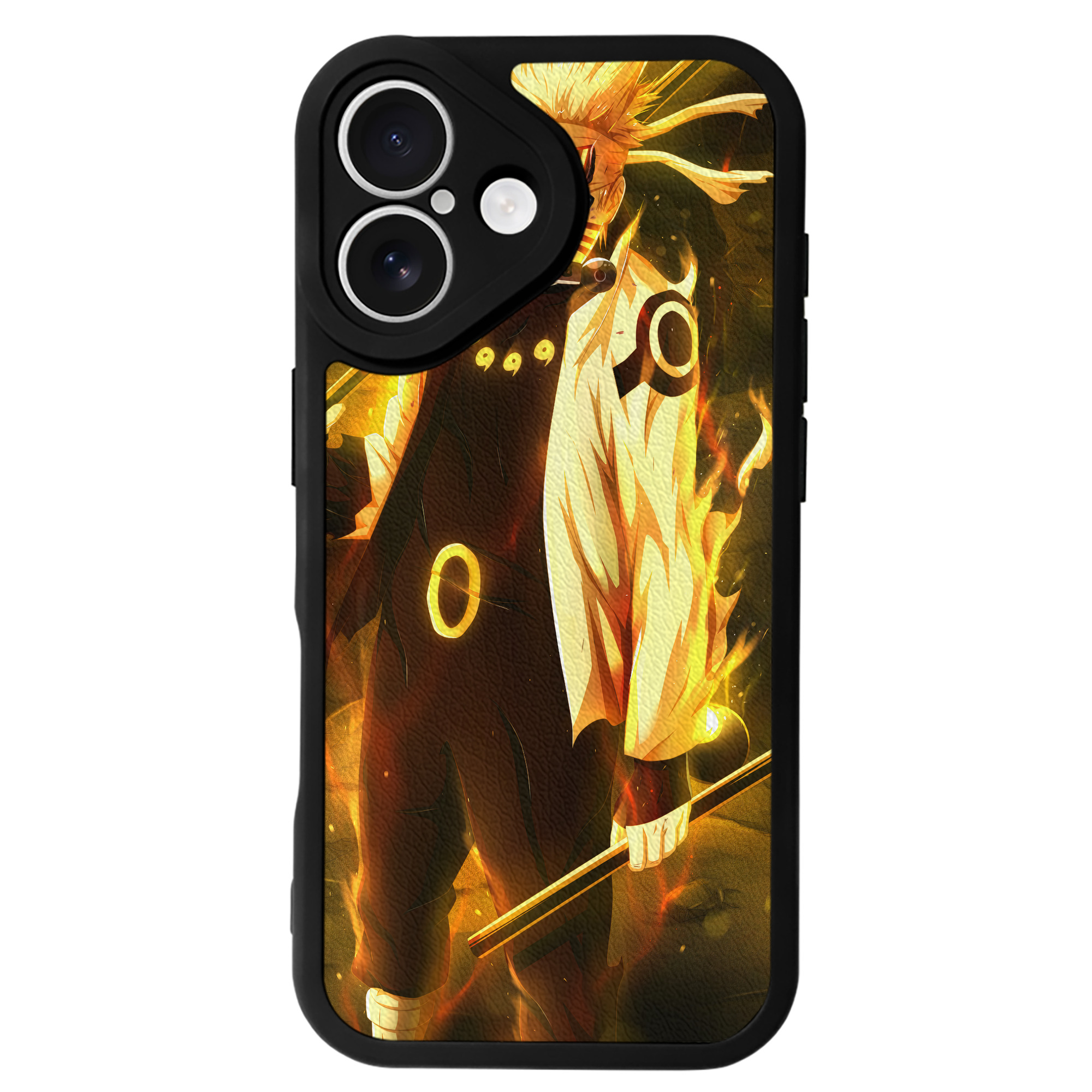 （画像用） NARUTO -ナルト- NARUTO -ナルト- 疾風伝 【iPhone 16シリーズ対応】シリコンスマホケース（レザー調） 材質：シリコン